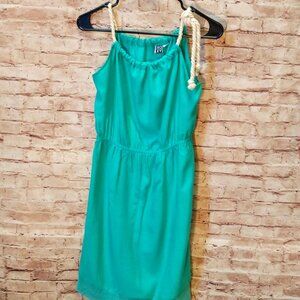 Roxy Turquoise Dress w/Rope Strap Junior Large